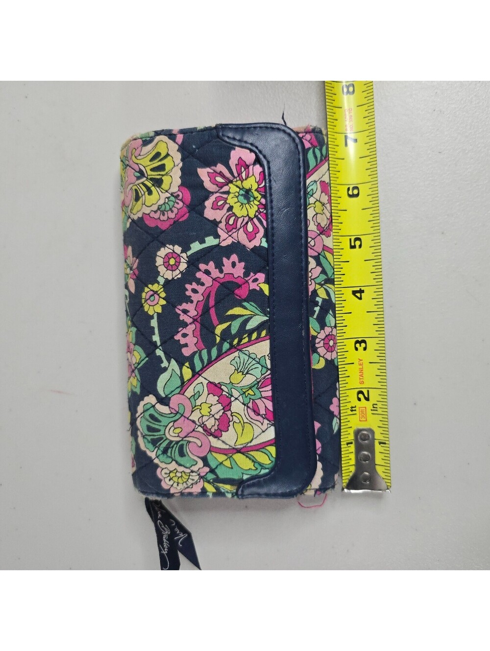 Vera Bradley Woman's Quilted Paisley Floral Psychedelic Wallet - Picture 2 of 10